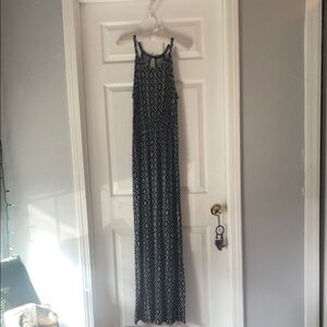 Papermoon Chic Black and White Patterned Maxi Dress